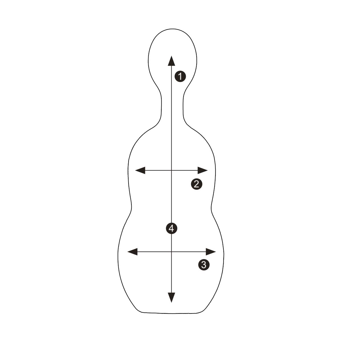 cello case inside dimensions Gewa Pure