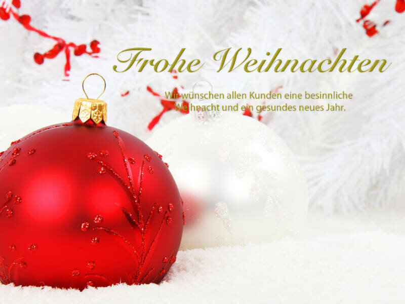 Frohe Weihnachten